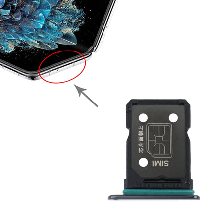 For OPPO Find N SIM Card Tray + SIM Card Tray (Black) - Card Tray by buy2fix | Online Shopping UK | buy2fix
