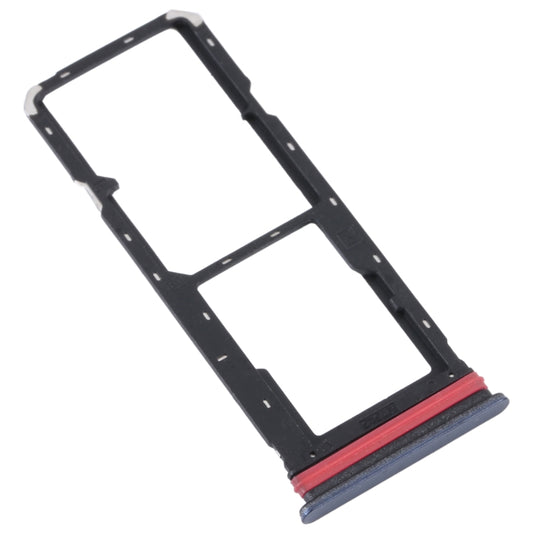 For vivo Y35 4G SIM Card Tray + SIM Card Tray + Micro SD Card Tray (Black) - Card Tray by buy2fix | Online Shopping UK | buy2fix