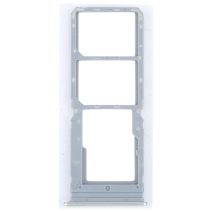 For vivo Y16 SIM Card Tray + SIM Card Tray + Micro SD Card Tray (Yellow) - Card Tray by buy2fix | Online Shopping UK | buy2fix