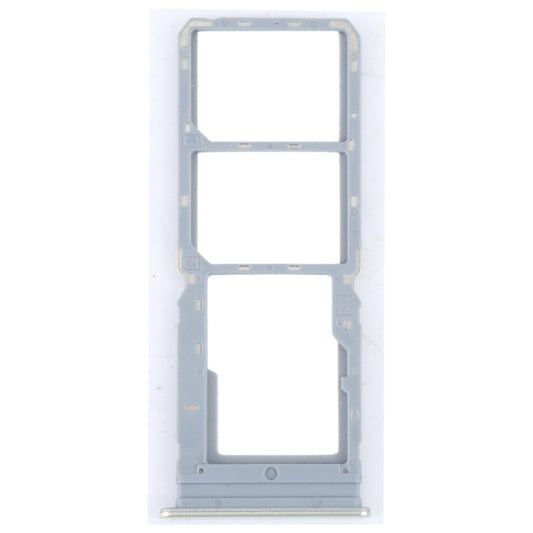 For vivo Y16 SIM Card Tray + SIM Card Tray + Micro SD Card Tray (Yellow) - Card Tray by buy2fix | Online Shopping UK | buy2fix