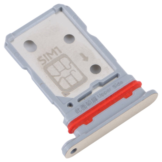 For vivo iQOO Neo6 SIM Card Tray + SIM Card Tray (Gold) - Card Tray by buy2fix | Online Shopping UK | buy2fix