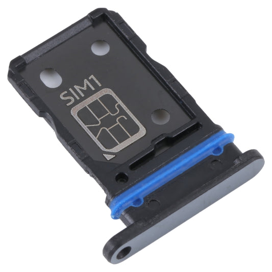For vivo S15e SIM Card Tray + SIM Card Tray (Black) - Card Tray by buy2fix | Online Shopping UK | buy2fix
