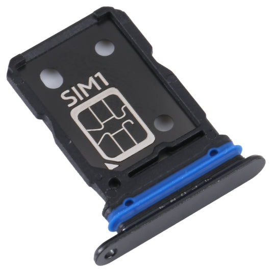 For vivo X80 SIM Card Tray + SIM Card Tray (Black) - Card Tray by buy2fix | Online Shopping UK | buy2fix