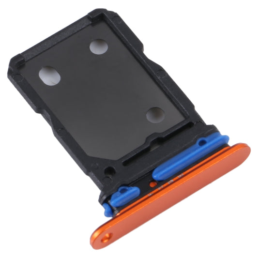 For vivo X80 SIM Card Tray + SIM Card Tray (Orange) - Card Tray by buy2fix | Online Shopping UK | buy2fix