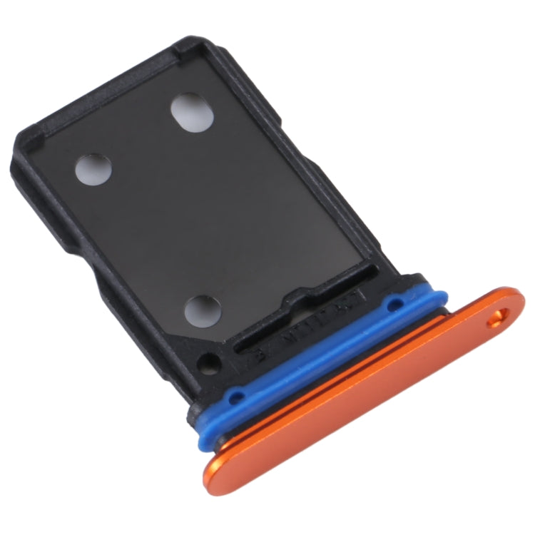 For vivo X80 SIM Card Tray + SIM Card Tray (Orange) - Card Tray by buy2fix | Online Shopping UK | buy2fix