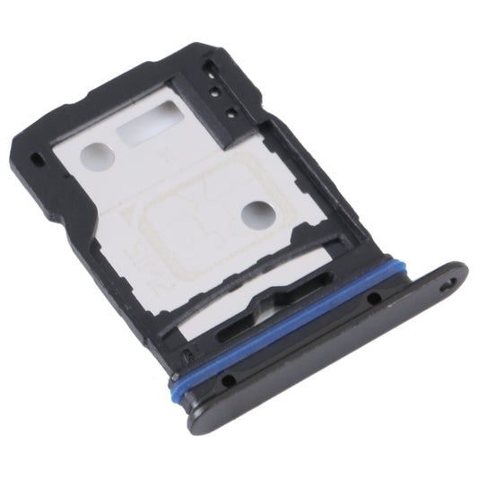 For vivo S15 SIM Card Tray + SIM Card Tray (Black) - Card Tray by buy2fix | Online Shopping UK | buy2fix