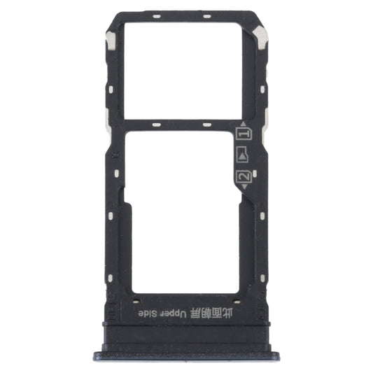 For vivo Y33S / Y33T SIM Card Tray + SIM / Micro SD Card Tray (Black) - Card Tray by buy2fix | Online Shopping UK | buy2fix
