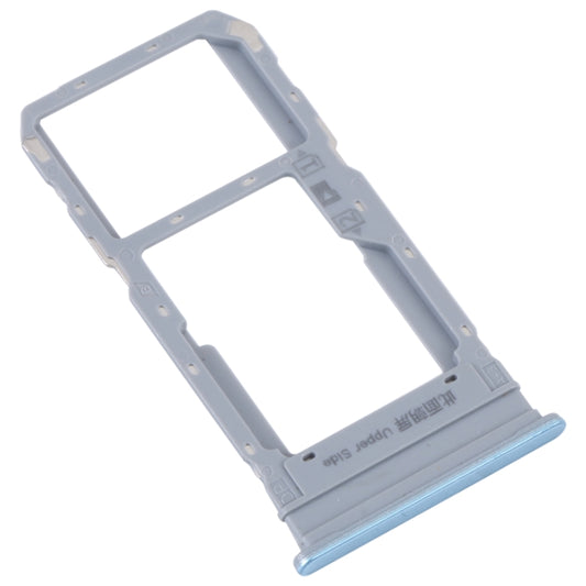 For vivo Y33S / Y33T SIM Card Tray + SIM / Micro SD Card Tray (Blue) - Card Tray by buy2fix | Online Shopping UK | buy2fix