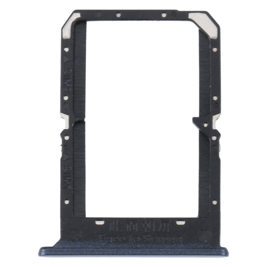For Realme 9 Pro+ SIM Card Tray + SIM Card Tray (Black)