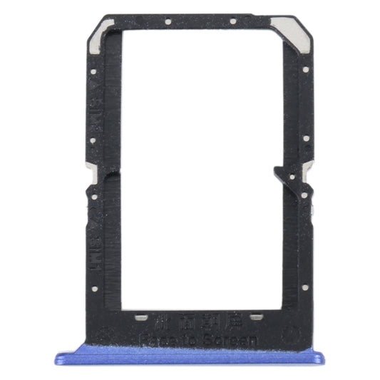 For Realme 9 Pro+ SIM Card Tray + SIM Card Tray (Blue) - Card Tray by buy2fix | Online Shopping UK | buy2fix