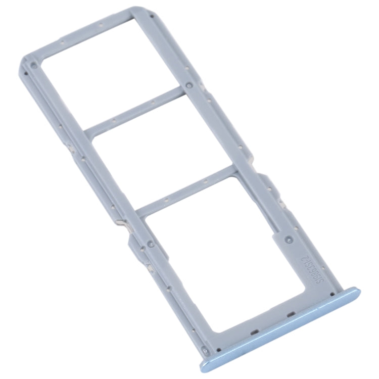 For Realme C30 SIM Card Tray + SIM Card Tray + Micro SD Card Tray (Blue) - Card Tray by buy2fix | Online Shopping UK | buy2fix