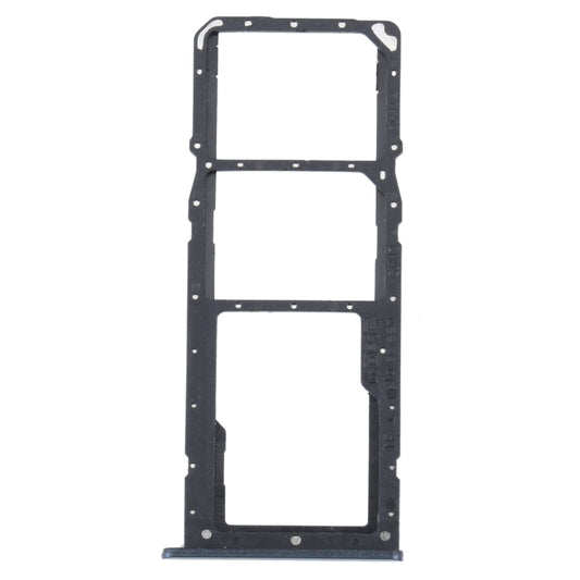 For Realme C31 SIM Card Tray + SIM Card Tray + Micro SD Card Tray (Black) - Card Tray by buy2fix | Online Shopping UK | buy2fix