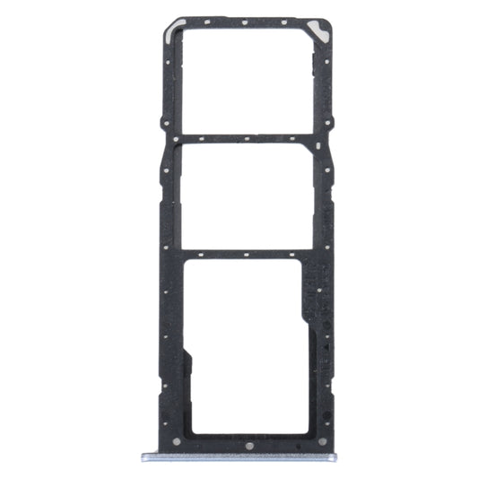 For Realme C31 SIM Card Tray + SIM Card Tray + Micro SD Card Tray (Silver) - Card Tray by buy2fix | Online Shopping UK | buy2fix