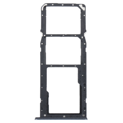 For Realme C35 SIM Card Tray + SIM Card Tray + Micro SD Card Tray (Black) - Card Tray by buy2fix | Online Shopping UK | buy2fix