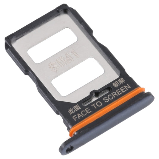 For Xiaomi Redmi K50 Ultra / 12T / 12T Pro SIM Card Tray + SIM Card Tray(Black) - Card Tray by buy2fix | Online Shopping UK | buy2fix