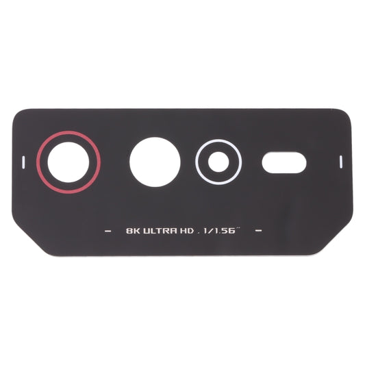 For Asus ROG Phone 6 AI2201-C AI2201-F Back Camera Lens (Black Red) - Camera by buy2fix | Online Shopping UK | buy2fix