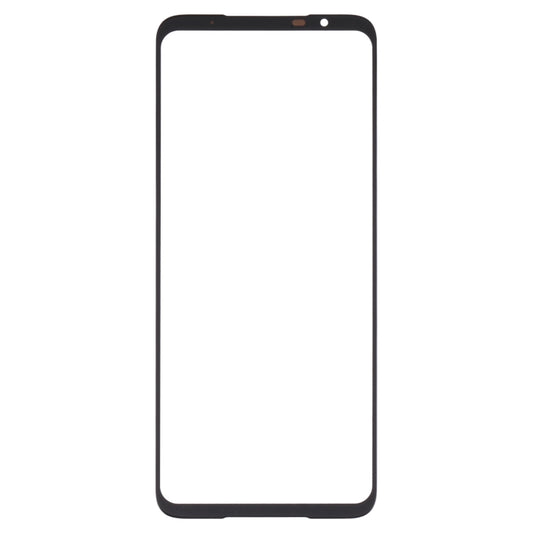 For Asus ROG Phone 6 Pro Front Screen Outer Glass Lens with OCA Optically Clear Adhesive (Black) - Outer Glass Lens by buy2fix | Online Shopping UK | buy2fix