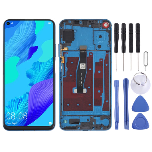 Original LCD Screen For Honor 20 / Huawei Nova 5T Digitizer Full Assembly with Frame(Green) - LCD Screen by buy2fix | Online Shopping UK | buy2fix