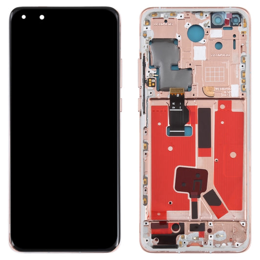 Original LCD Screen For Huawei P40 Pro Digitizer Full Assembly with Frame (Gold) - LCD Screen by buy2fix | Online Shopping UK | buy2fix