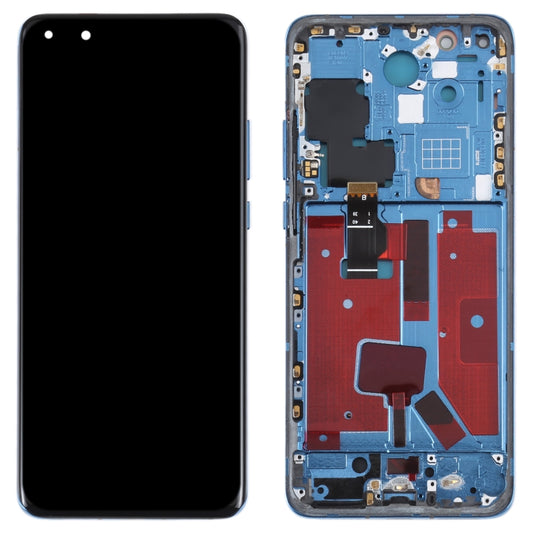 Original LCD Screen For Huawei P40 Pro Digitizer Full Assembly with Frame (Blue) - LCD Screen by buy2fix | Online Shopping UK | buy2fix