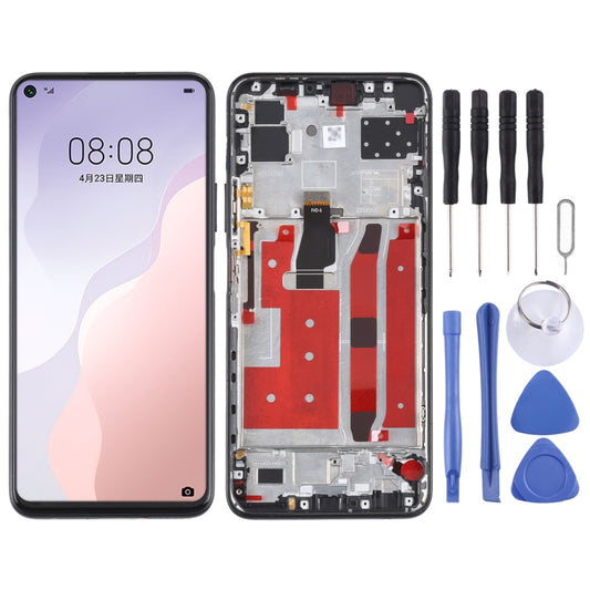 Original LCD Screen For Huawei Nova 7 SE / Honor 30S Digitizer Full Assembly with Frame(Black) - LCD Screen by buy2fix | Online Shopping UK | buy2fix