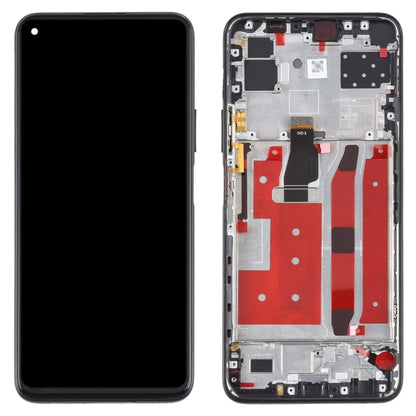 Original LCD Screen For Huawei Nova 7 SE / Honor 30S Digitizer Full Assembly with Frame(Black) - LCD Screen by buy2fix | Online Shopping UK | buy2fix