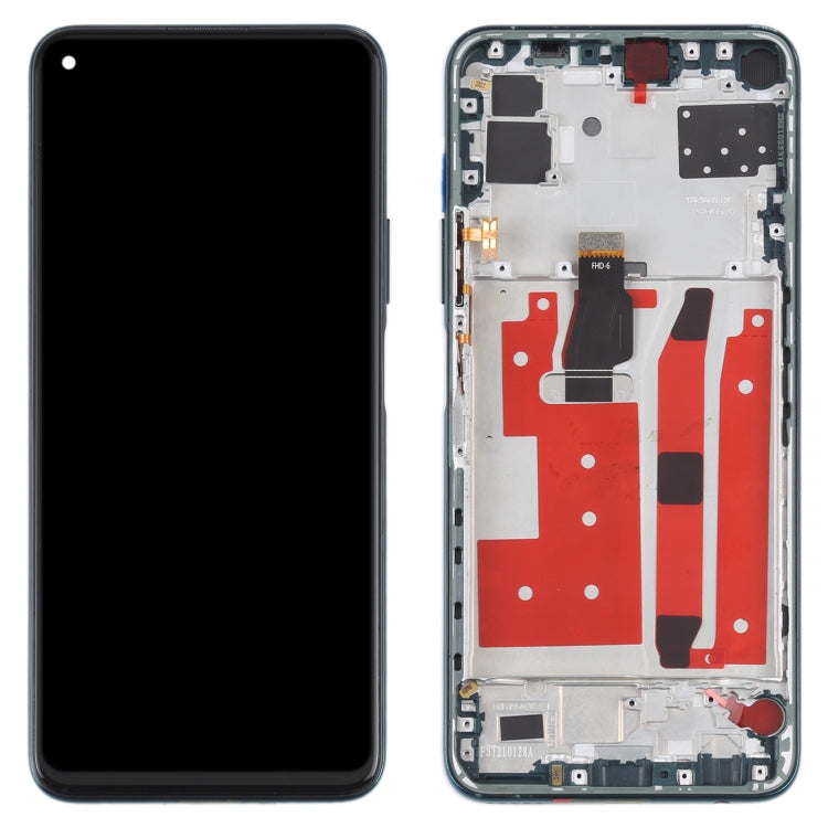 Original LCD Screen For Huawei Nova 7 SE / Honor 30S Digitizer Full Assembly with Frame(Green) - LCD Screen by buy2fix | Online Shopping UK | buy2fix