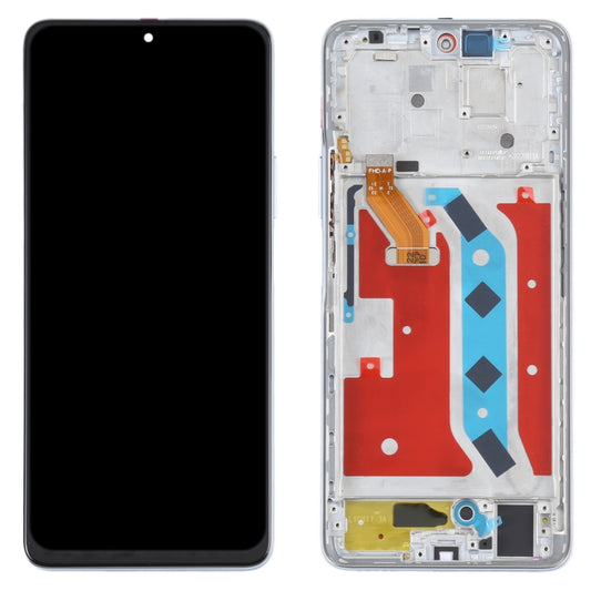 Original LCD Screen For Honor X30 Digitizer Full Assembly with Frame (Silver) - LCD Screen by buy2fix | Online Shopping UK | buy2fix