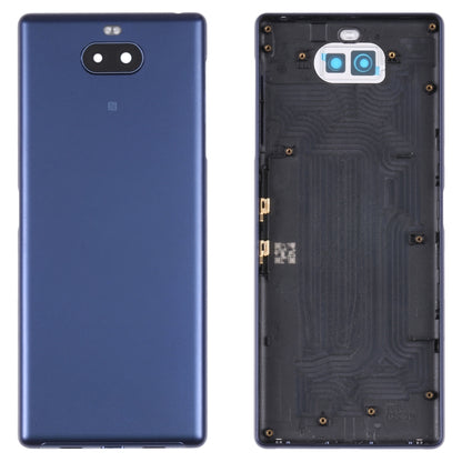 For Sony Xperia 10 Original Battery Back Cover(Blue) by buy2fix
