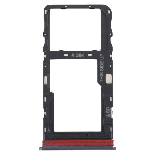 For TCL 30 V 5G Original SIM Card Tray + Micro SD Card Tray(Black) - For TCL by buy2fix | Online Shopping UK | buy2fix