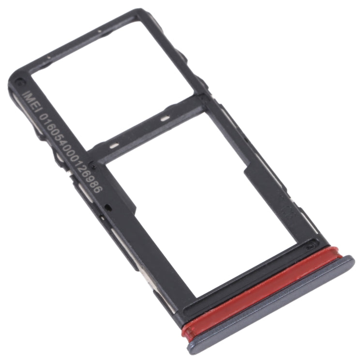 For TCL 30 V 5G Original SIM Card Tray + Micro SD Card Tray(Black) - For TCL by buy2fix | Online Shopping UK | buy2fix