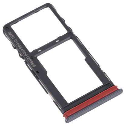 For TCL 30 V 5G Original SIM Card Tray + Micro SD Card Tray(Black) - For TCL by buy2fix | Online Shopping UK | buy2fix