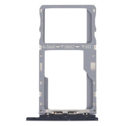 For TCL 10 SE T766H Original SIM Card Tray + SIM / Micro SD Card Tray(Black) - For TCL by buy2fix | Online Shopping UK | buy2fix
