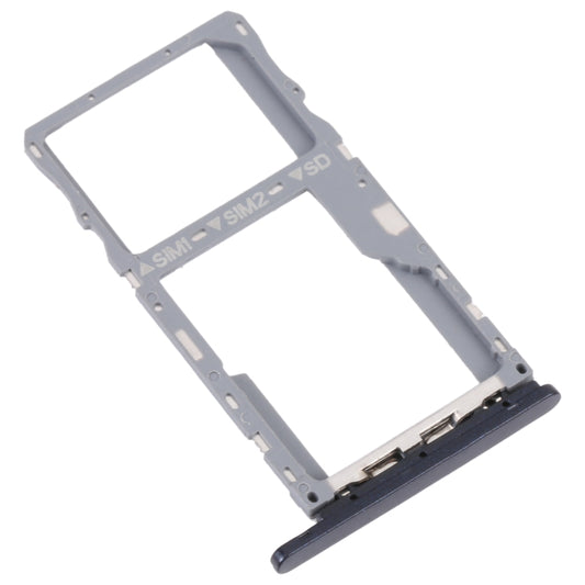 For TCL 10 SE T766H Original SIM Card Tray + SIM / Micro SD Card Tray(Black) - For TCL by buy2fix | Online Shopping UK | buy2fix