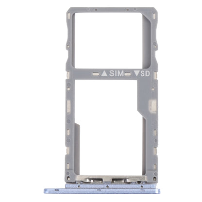For TCL 10 SE T766H Original SIM Card Tray + SIM / Micro SD Card Tray(Purple) - For TCL by buy2fix | Online Shopping UK | buy2fix