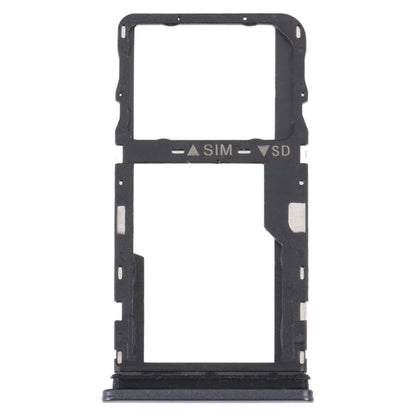 For TCL 30 XE 5G T767W Original SIM Card Tray + Micro SD Card Tray(Black) - For TCL by buy2fix | Online Shopping UK | buy2fix