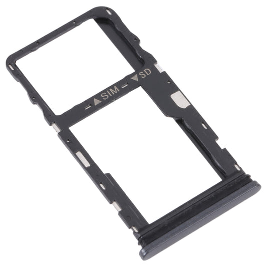 For TCL 30 XE 5G T767W Original SIM Card Tray + Micro SD Card Tray(Black) - For TCL by buy2fix | Online Shopping UK | buy2fix