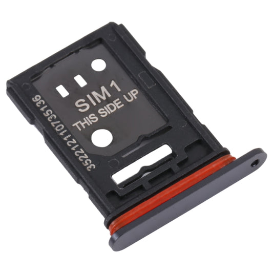 For TCL 10 Pro Original SIM Card Tray + SIM / Micro SD Card Tray(Black) - For TCL by buy2fix | Online Shopping UK | buy2fix