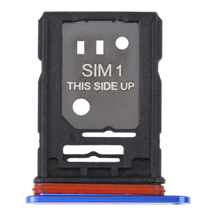 For TCL 10 Plus Original SIM Card Tray + SIM / Micro SD Card Tray(Blue) - For TCL by buy2fix | Online Shopping UK | buy2fix