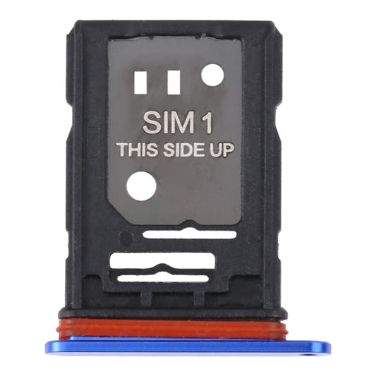 For TCL 10 Plus Original SIM Card Tray + SIM / Micro SD Card Tray(Blue) - For TCL by buy2fix | Online Shopping UK | buy2fix