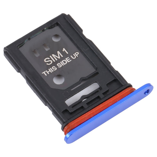 For TCL 10 Plus Original SIM Card Tray + SIM / Micro SD Card Tray(Blue) - For TCL by buy2fix | Online Shopping UK | buy2fix
