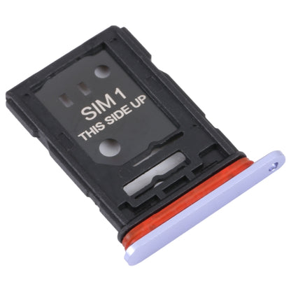 For TCL 10 Plus Original SIM Card Tray + SIM / Micro SD Card Tray(Purple) - For TCL by buy2fix | Online Shopping UK | buy2fix