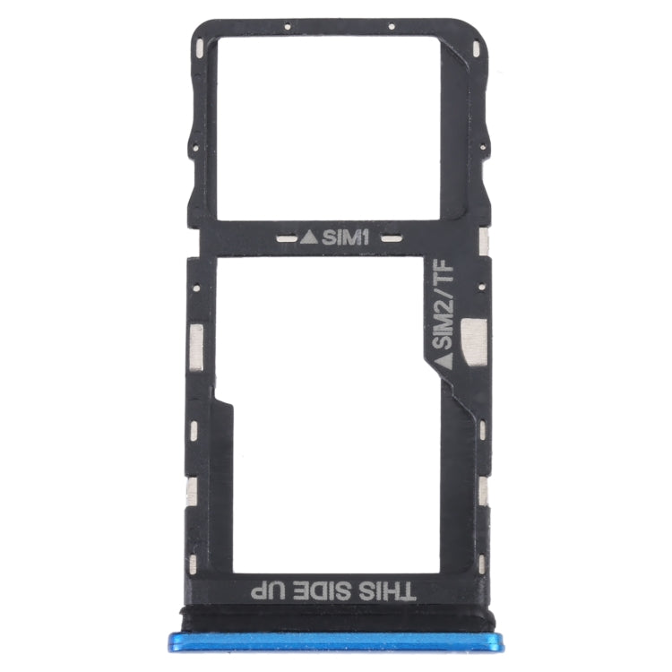 For TCL 20 5G Original SIM Card Tray + SIM / Micro SD Card Tray(Blue) - For TCL by buy2fix | Online Shopping UK | buy2fix