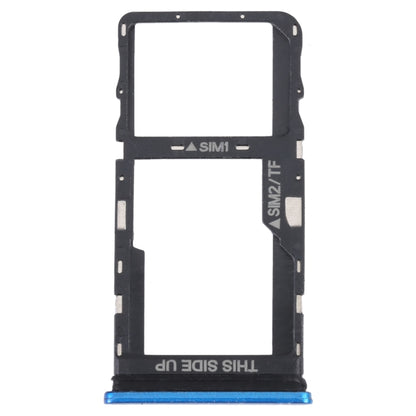 For TCL 20 5G Original SIM Card Tray + SIM / Micro SD Card Tray(Blue) - For TCL by buy2fix | Online Shopping UK | buy2fix