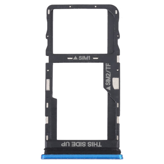 For TCL 20 5G Original SIM Card Tray + SIM / Micro SD Card Tray(Blue) - For TCL by buy2fix | Online Shopping UK | buy2fix