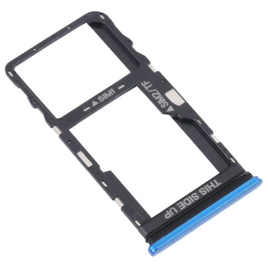 For TCL 20 5G Original SIM Card Tray + SIM / Micro SD Card Tray(Blue) - For TCL by buy2fix | Online Shopping UK | buy2fix