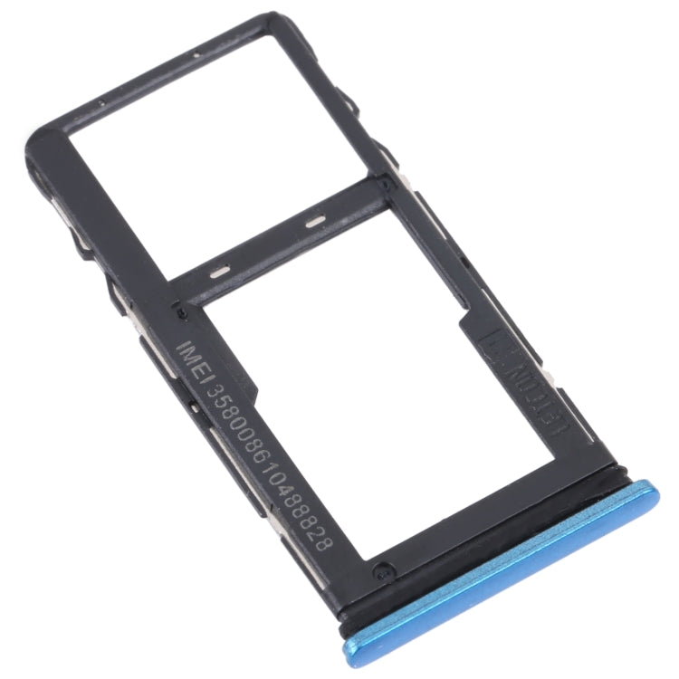 For TCL 20 5G Original SIM Card Tray + SIM / Micro SD Card Tray(Blue) - For TCL by buy2fix | Online Shopping UK | buy2fix