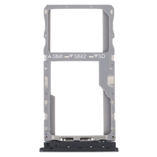 For TCL 20 SE Original SIM Card Tray + SIM / Micro SD Card Tray(Black) - For TCL by buy2fix | Online Shopping UK | buy2fix