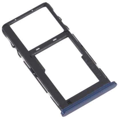 For TCL 20 R 5G Original SIM Card Tray + Micro SD Card Tray(Blue) - For TCL by buy2fix | Online Shopping UK | buy2fix