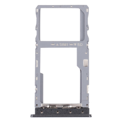 For TCL 20 XE Original SIM Card Tray + Micro SD Card Tray(Black) - For TCL by buy2fix | Online Shopping UK | buy2fix